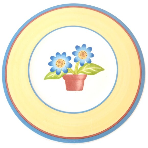 (4) Vintage Villeroy & Boch Twist-Dora Salad Plates Fine Vilbo China Germany - Picture 8 of 9